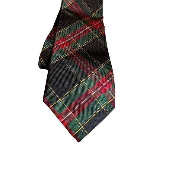 Boys Tartan Plaid Holiday Tie - Picture 2 of 4